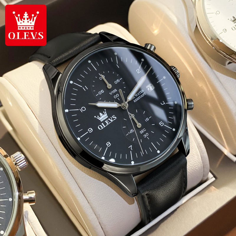 Resistance Band - OLEVS 2880 Casual Fashion Men's Watch
