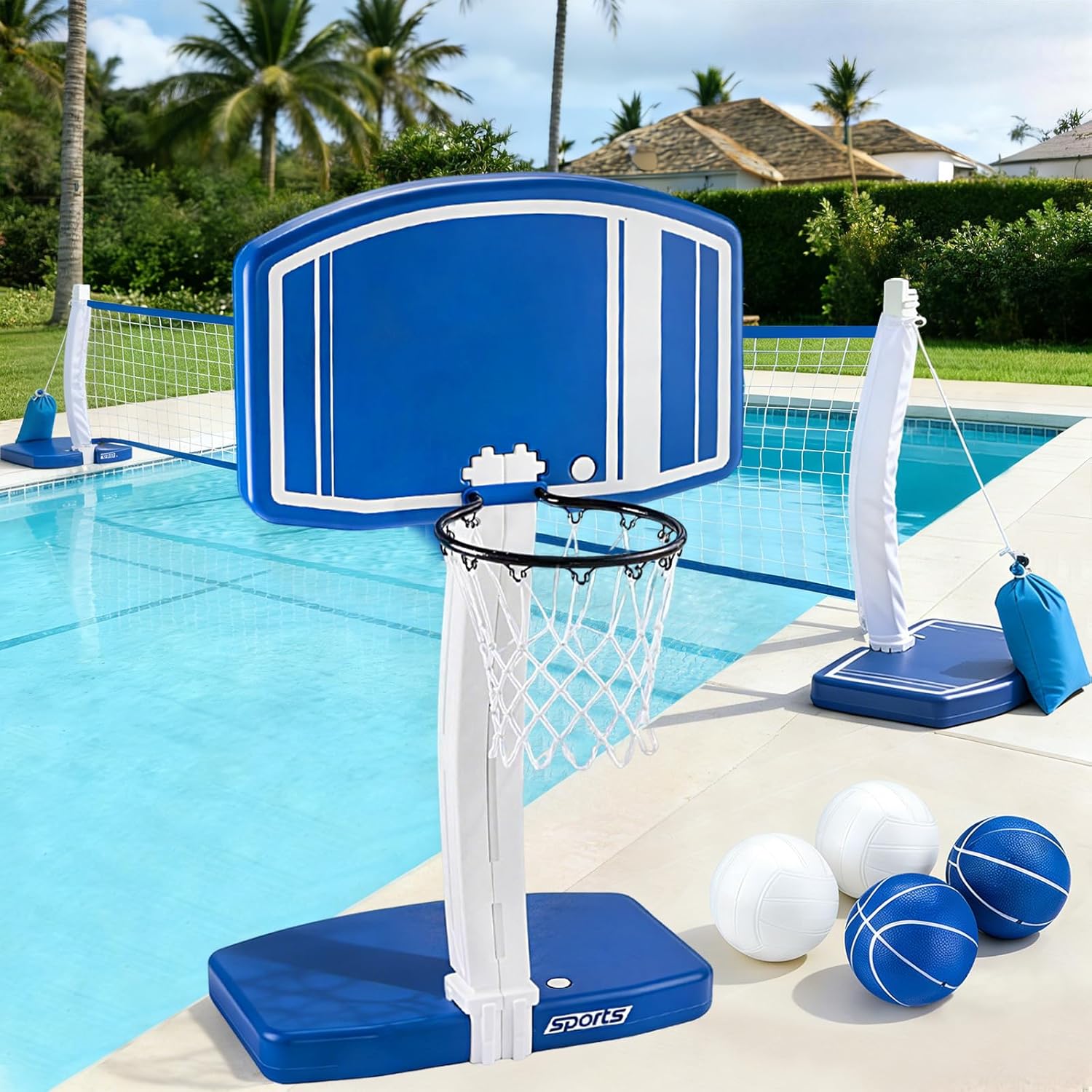 Basketball Hoop - Above Ground Pool Basketball Hoop and