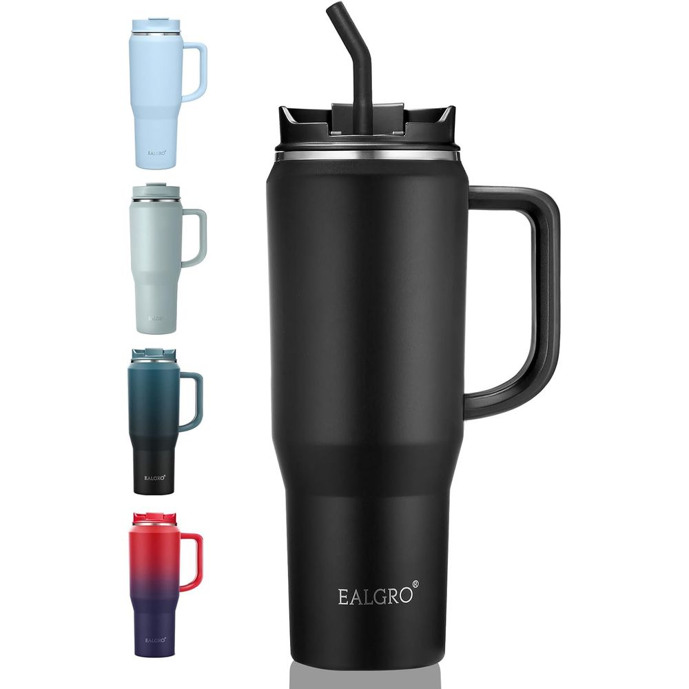 Sports Water Bottle Insulated - 40 oz Insulated Travel Mug with