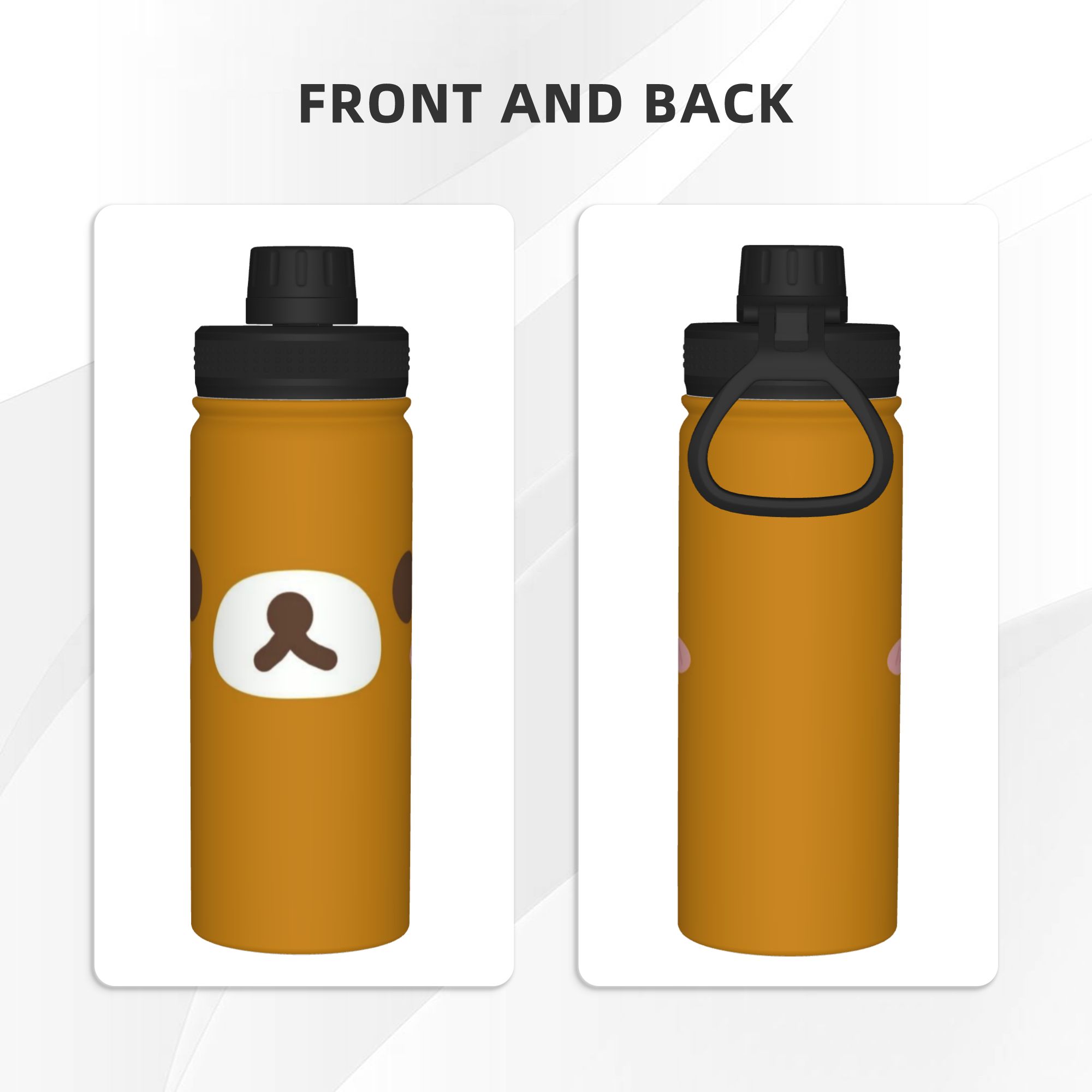 Cartoon Bear Rilakkumas 18OZ S - Sports Water Bottle Insulated review and price