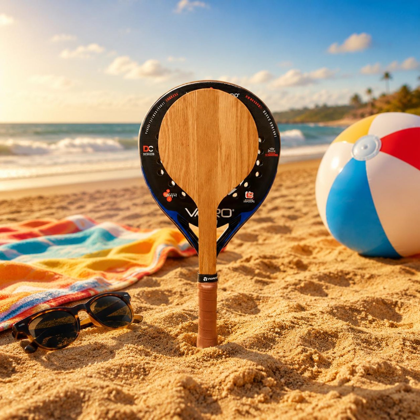 Wood Beach Tennis Racket Beach - Tennis Racket review and price