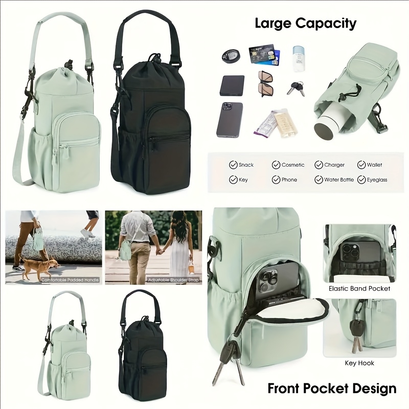 Portable Water Bottle Bag with - Sports Water Bottle Insulated review and price
