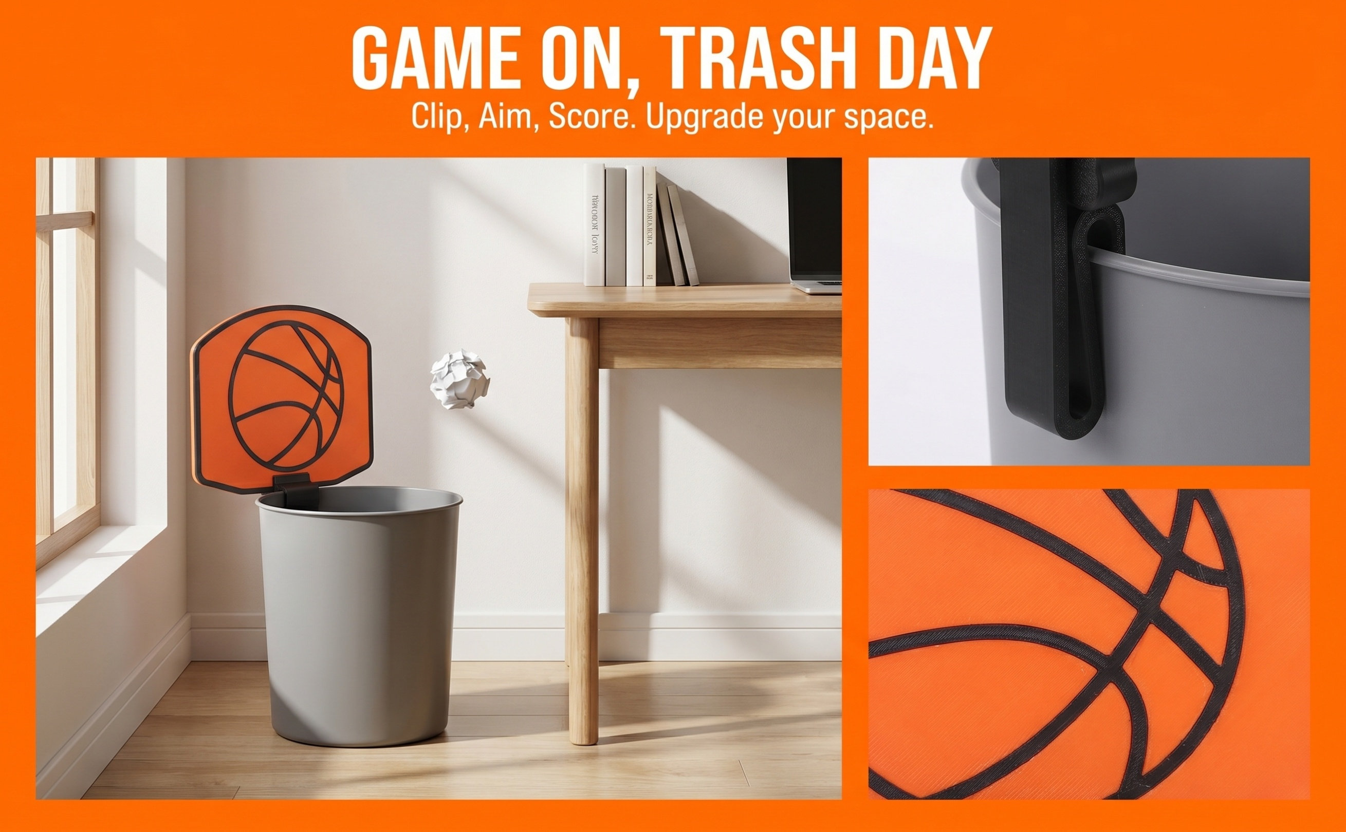 Mini Clip on Trash Can Basketb - Basketball Hoop review and price