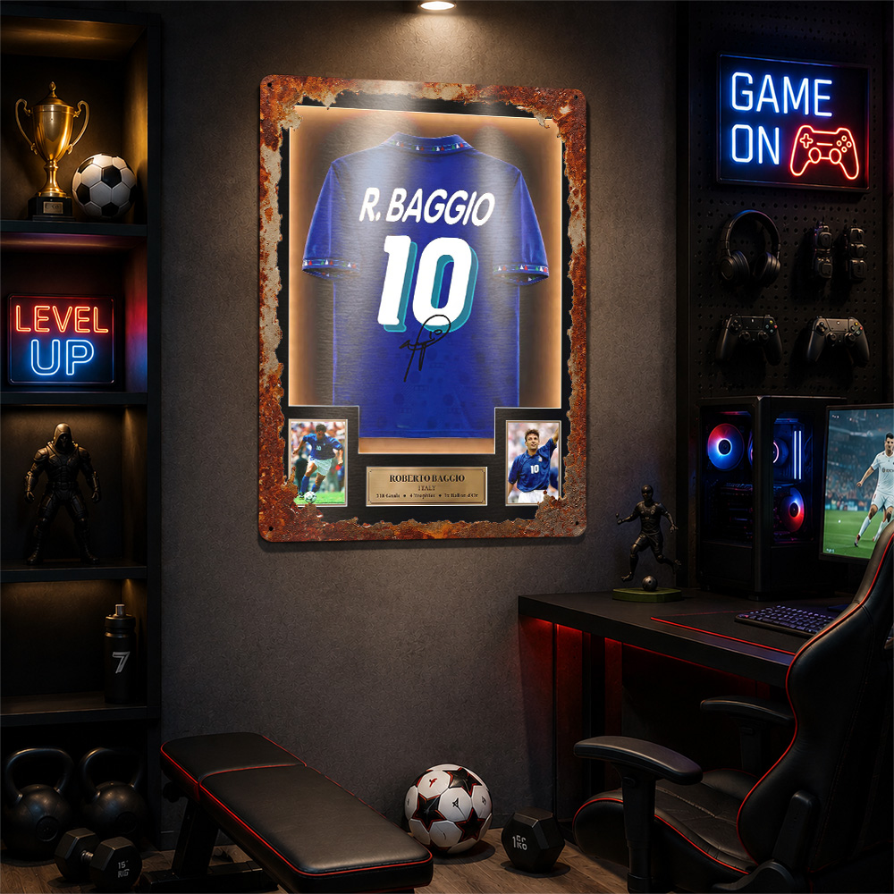 Roberto Baggio Memorabilia Pos - Sports Equipment Poster review and price
