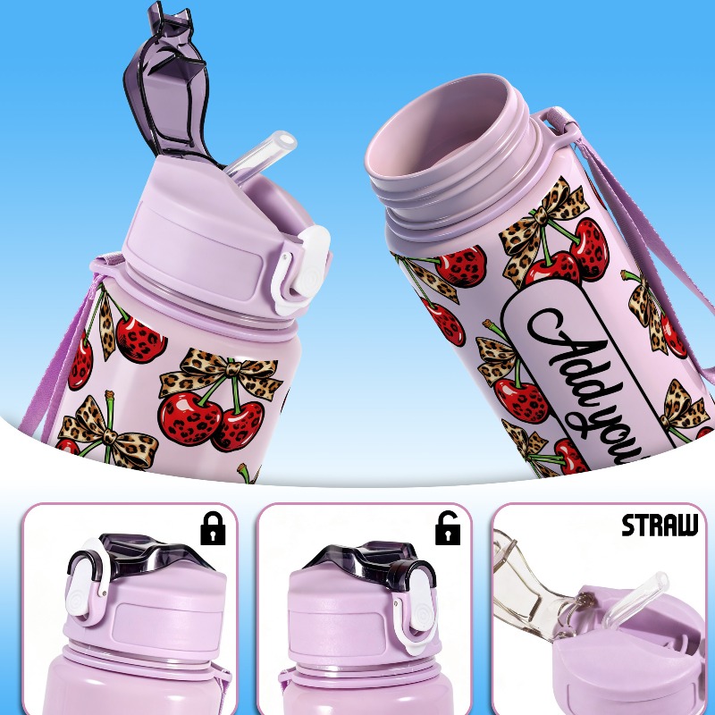 Personalized 25oz Large Cherry - Sports Water Bottle Insulated review and price