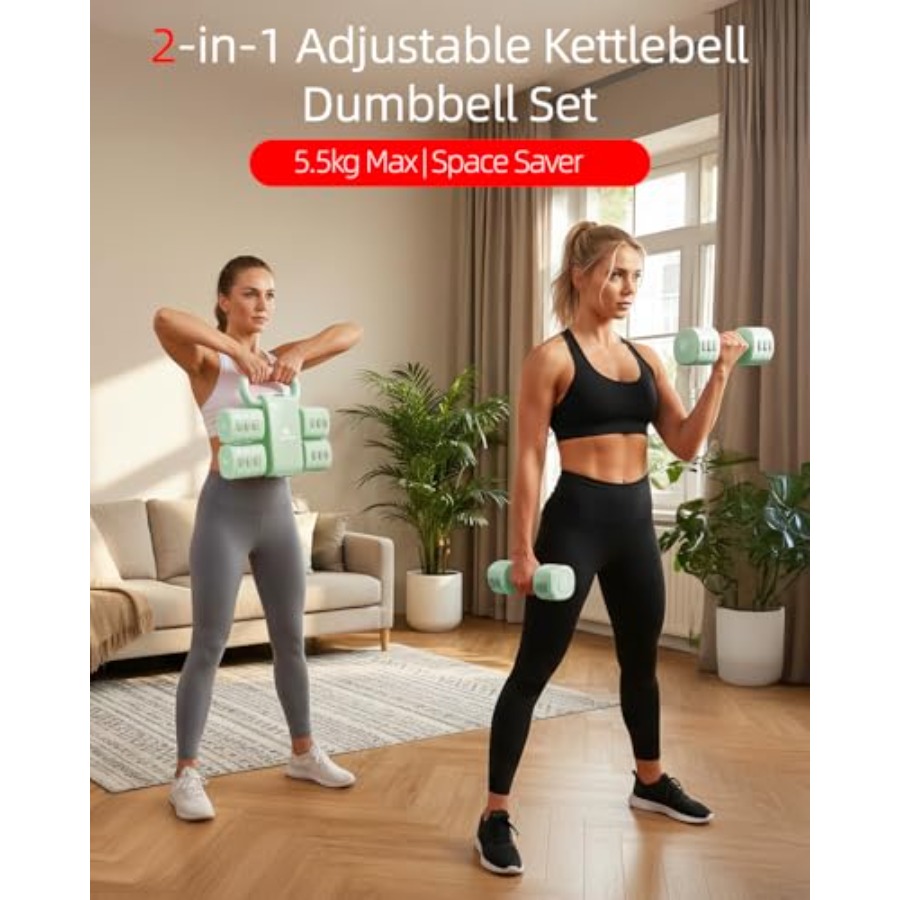 Home gym dumbbell set: 4-in-1  - Dumbbell Set review and price