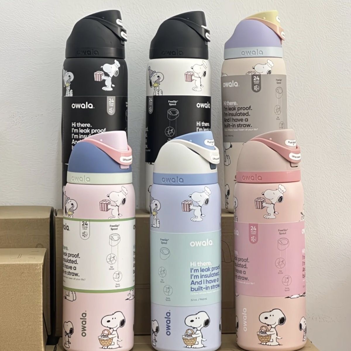 710ml Snoopy Style Insulated C - Sports Water Bottle Insulated review and price