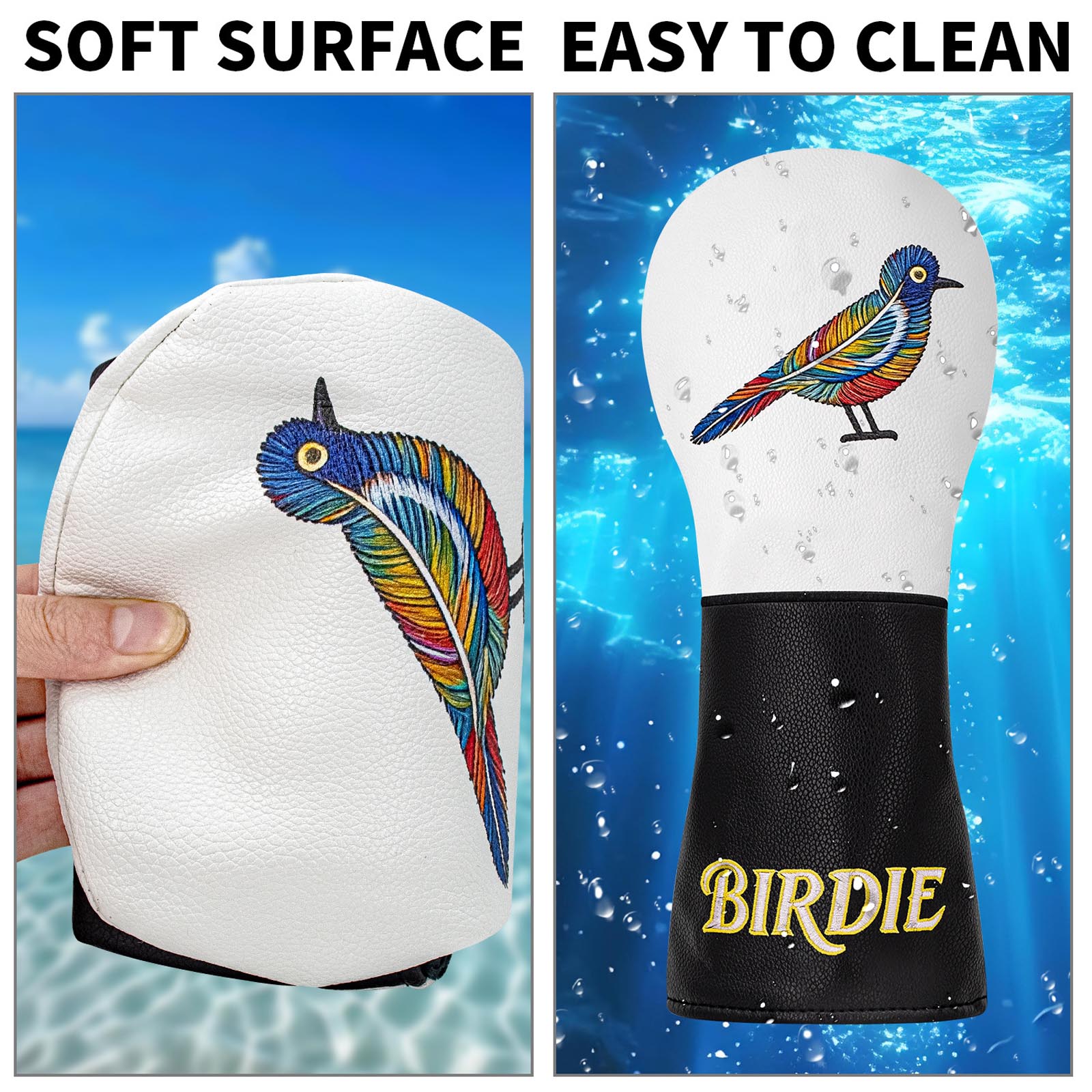 Colorful Bird Embroidery Golf  - Resistance Band review and price