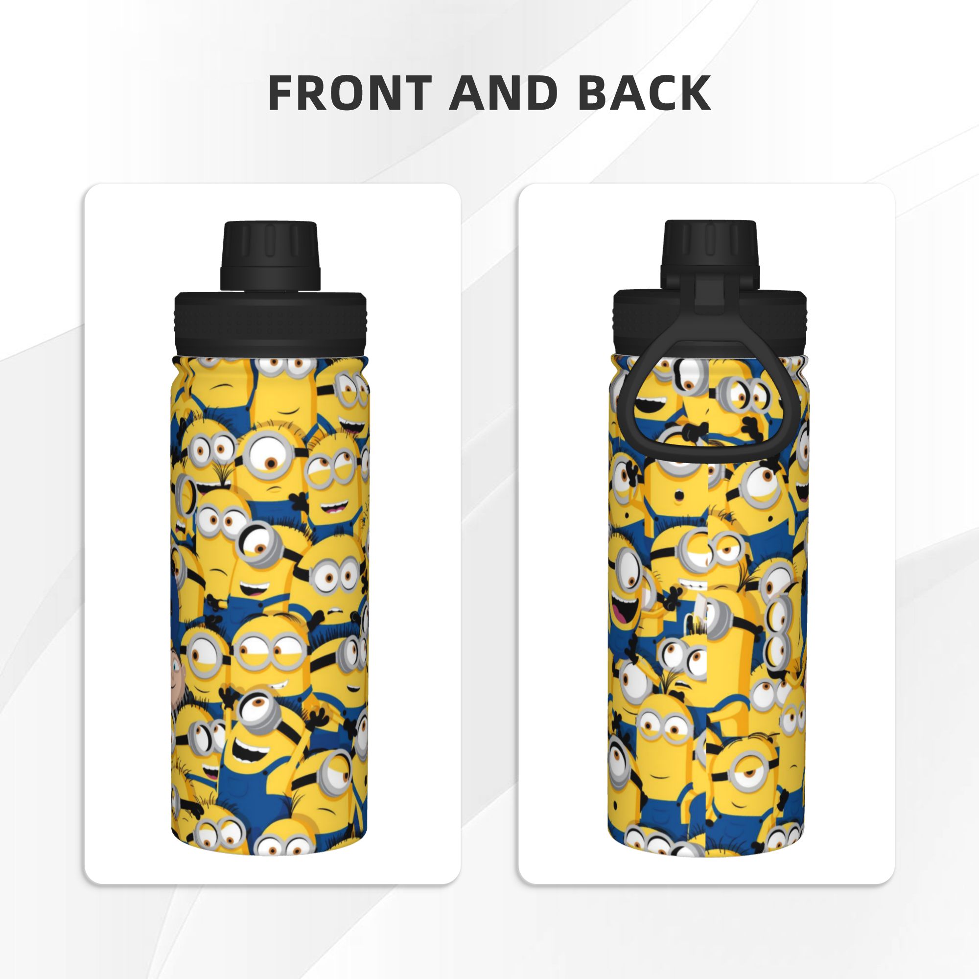 Cartoon M-Minions 18OZ Sports  - Sports Water Bottle Insulated review and price