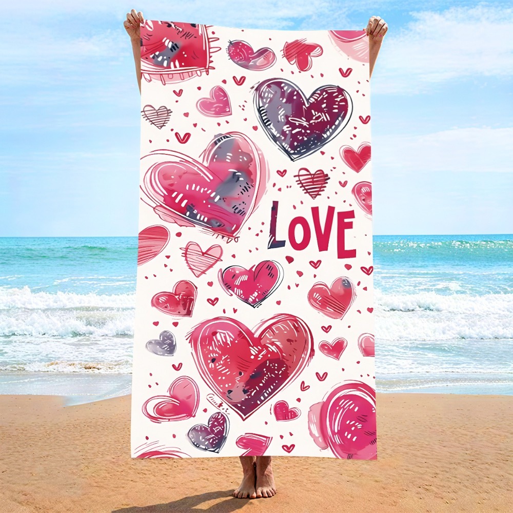 Heart Symbol Bath Towel 27x55i - Yoga Mat review and price