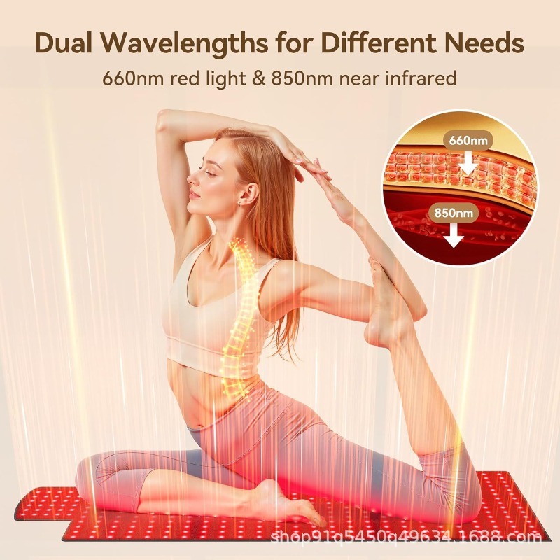 Red Infrared Light Therapy Pad - Yoga Mat review and price
